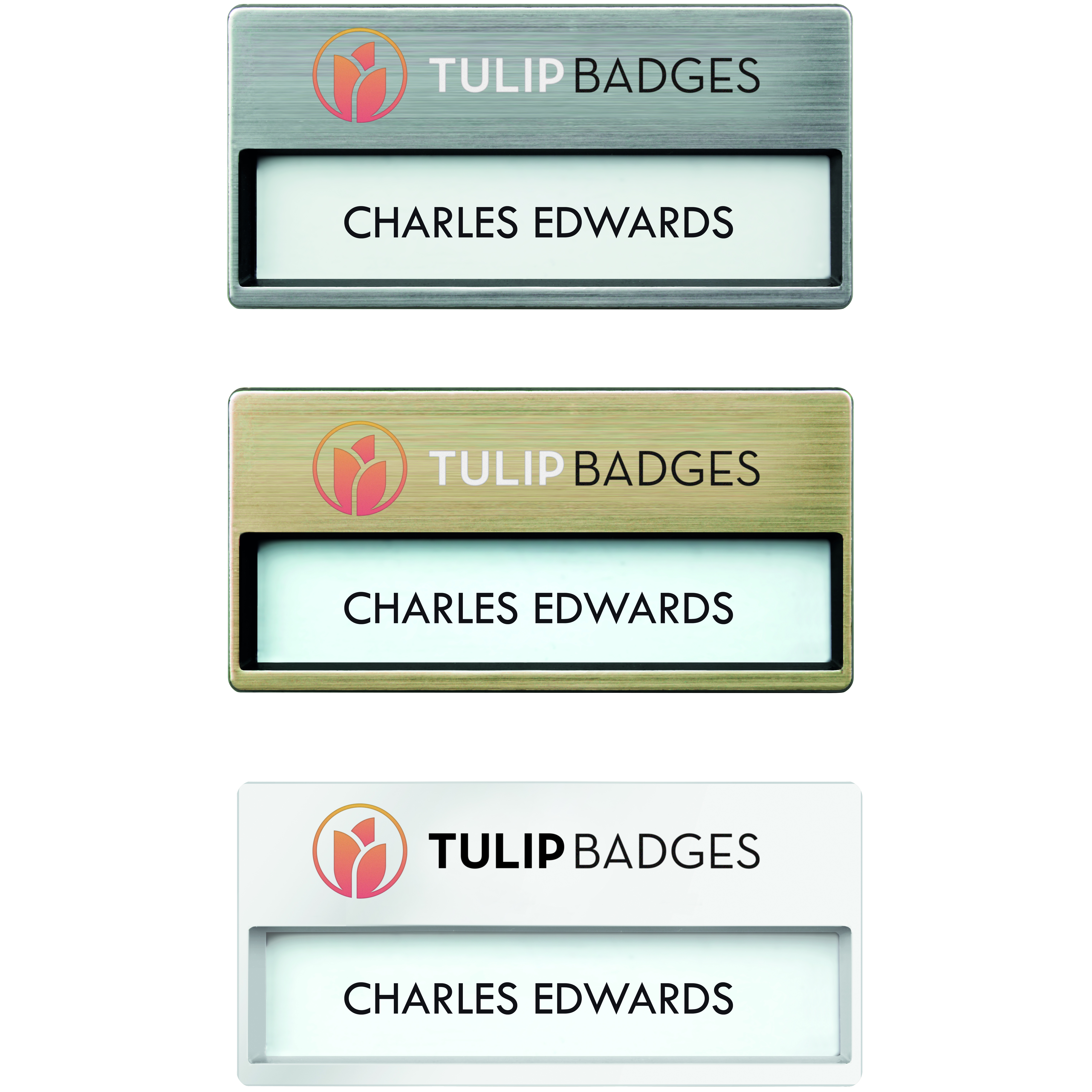 Tulip Badge Classic Name